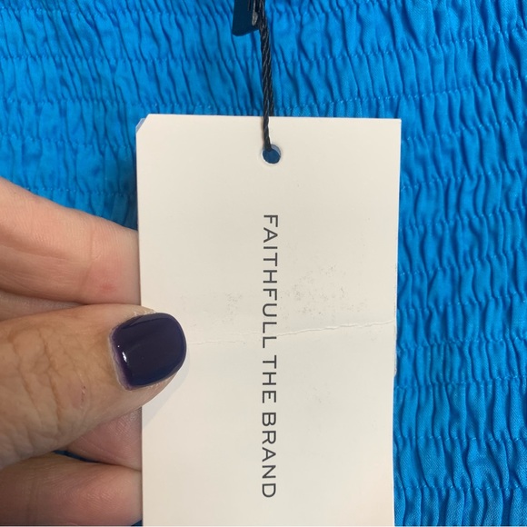 Faithfull the Brand Esti Ruffled Skirt Mini Skirt Beach Coverup - Picture 4 of 8